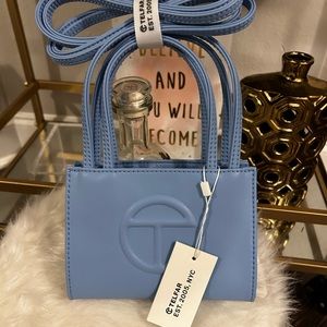 ‼️ Small Blue Patent Shopping Bag‼️